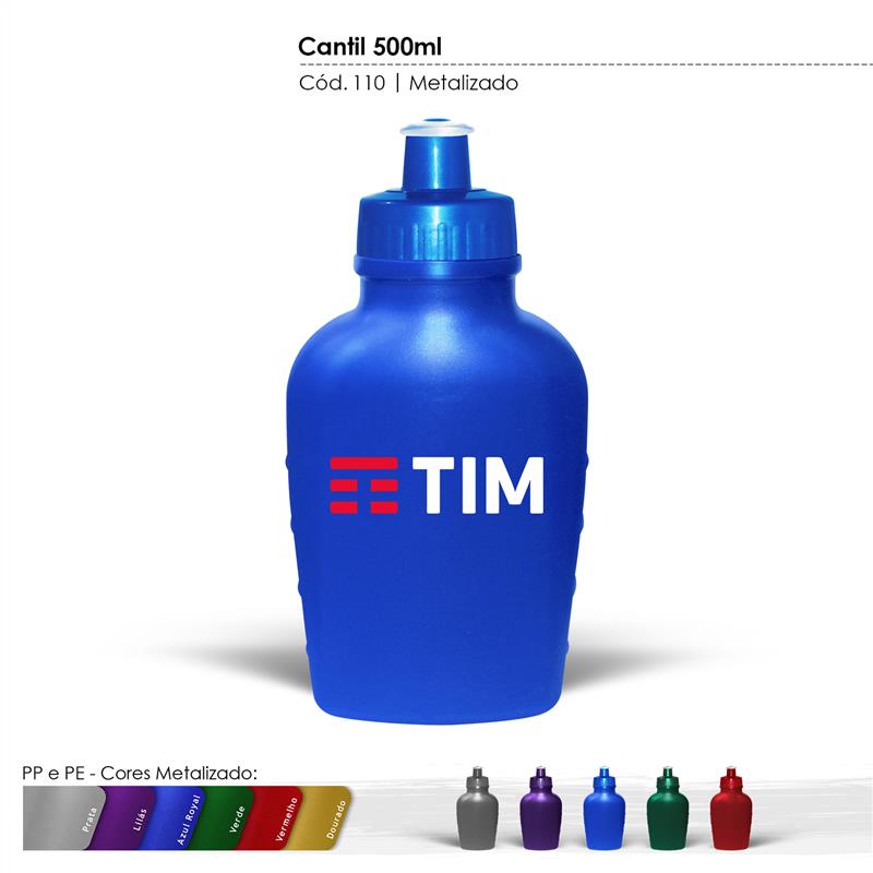 Cantil 500ml Metalizado