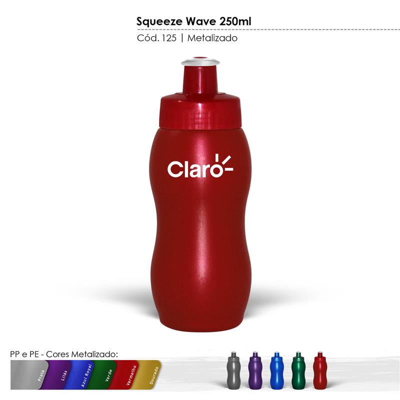 Squeeze Wave 250ml Metalizado