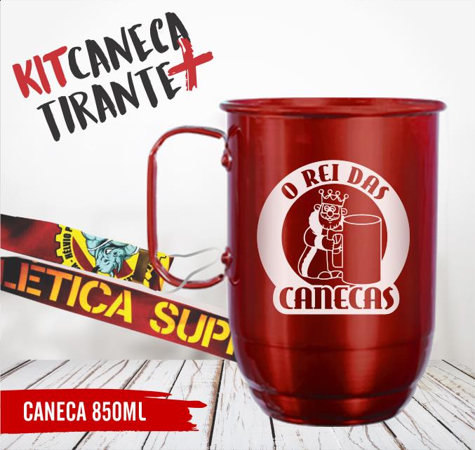 Kit Canecas de Alumnio e Cordes