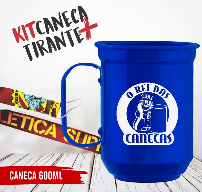 Kit Canecas de Alumnio e Cordes