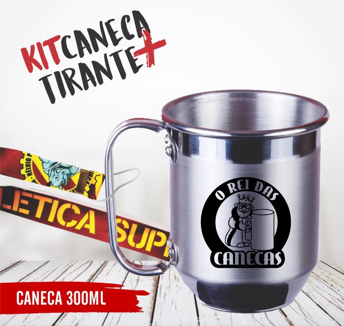 Kit Canecas de Alumnio e Cordes