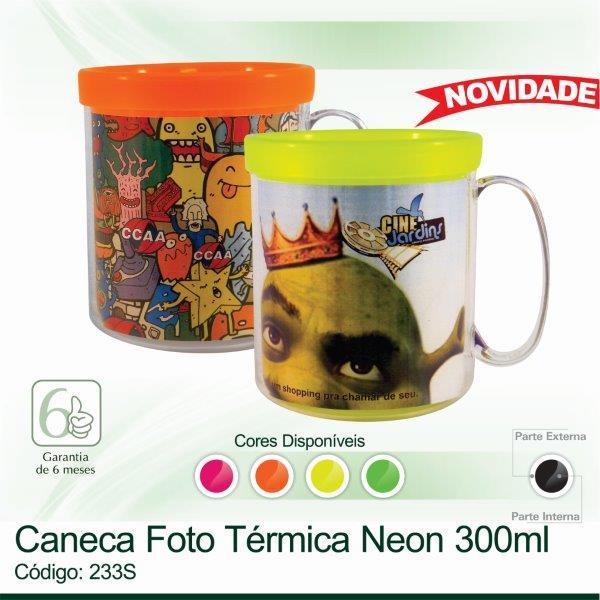 Caneca Foto Trmica Neon